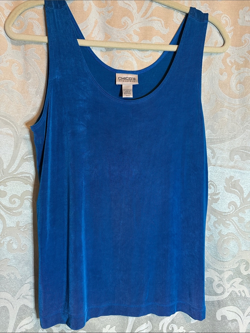 Chico's Travelers Royal Blue Tank